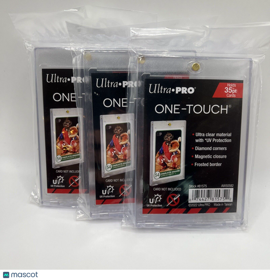 Ultra Pro One-Touch Magnetic Card Holder 35pt Point UV Protection - Lot of 3