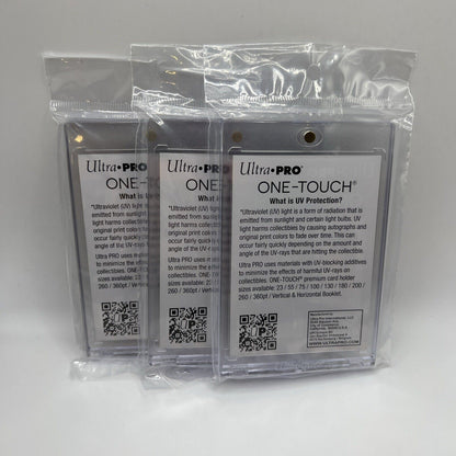 Ultra Pro One-Touch Magnetic Card Holder 35pt Point UV Protection - Lot of 3