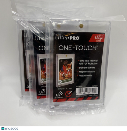 Ultra Pro One-Touch Thick Card 180pt Point Magnetic Card Holder - LOT of 3