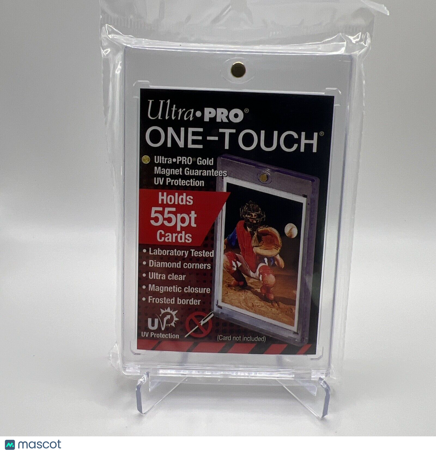 Ultra Pro One-Touch Magnetic Card Holder 55pt Point UV Protection Chrome/Prizm