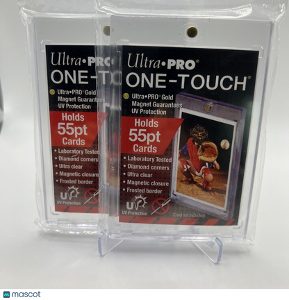 Ultra Pro One-Touch Magnetic Card Holder 55pt Point UV Protection - Lot of 2