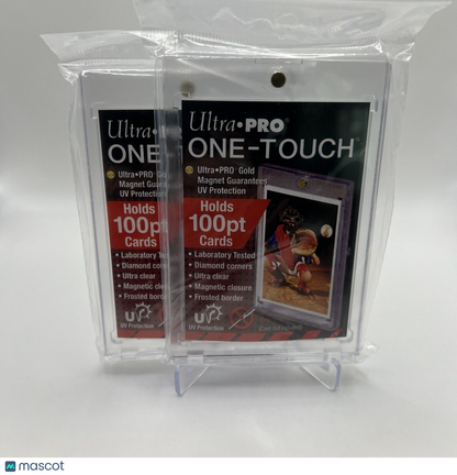 Ultra Pro One-Touch Thick Card 100pt Point Magnetic Card Holder - LOT of 2