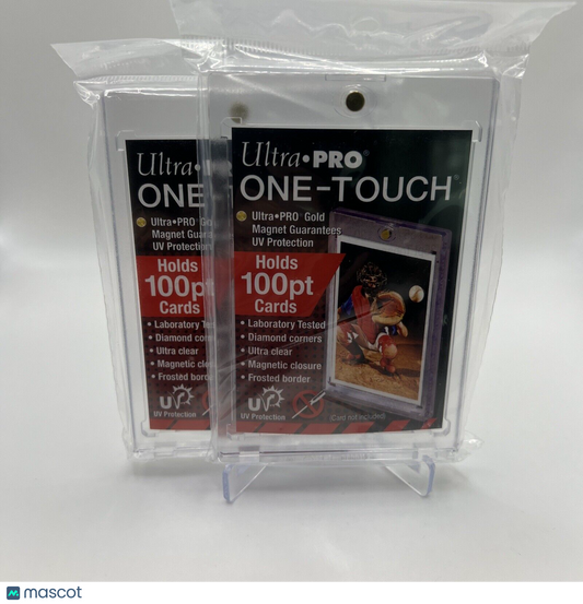 Ultra Pro One-Touch Thick Card 100pt Point Magnetic Card Holder - LOT of 2