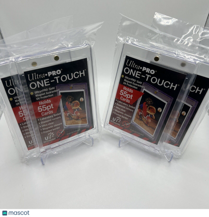 Ultra Pro One-Touch Magnetic Card Holder 55pt Point UV Protection - Lot of 4