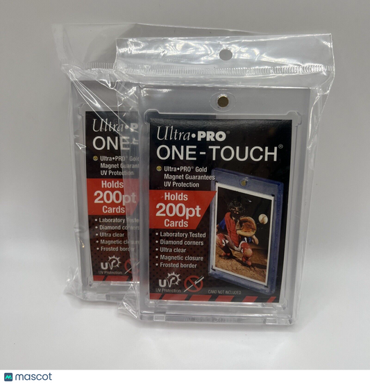 Ultra Pro One-Touch Thick Card 200pt Point Magnetic Card Holder - LOT of 2