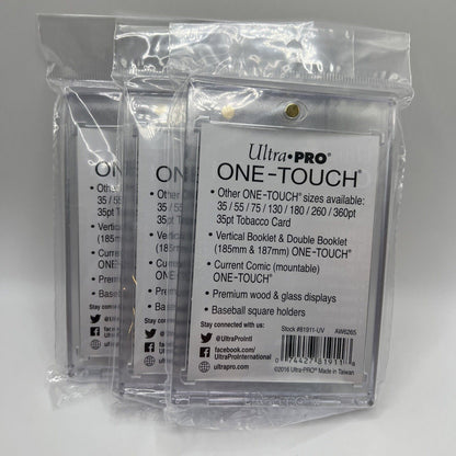 Ultra Pro One-Touch Thick Card 100pt Point Magnetic Card Holder - LOT of 3