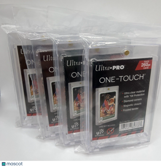 Ultra Pro One-Touch Thick Card 260pt Point Magnetic Card Holder - LOT of 4