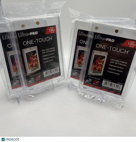 Ultra Pro One-Touch Thick Card 130pt Point Magnetic Card Holder - LOT of 4