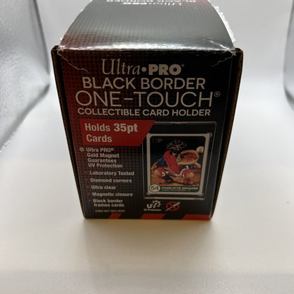 Ultra Pro One-Touch Magnetic Card Holder BLACK BORDER 35pt Point, BOX of 25