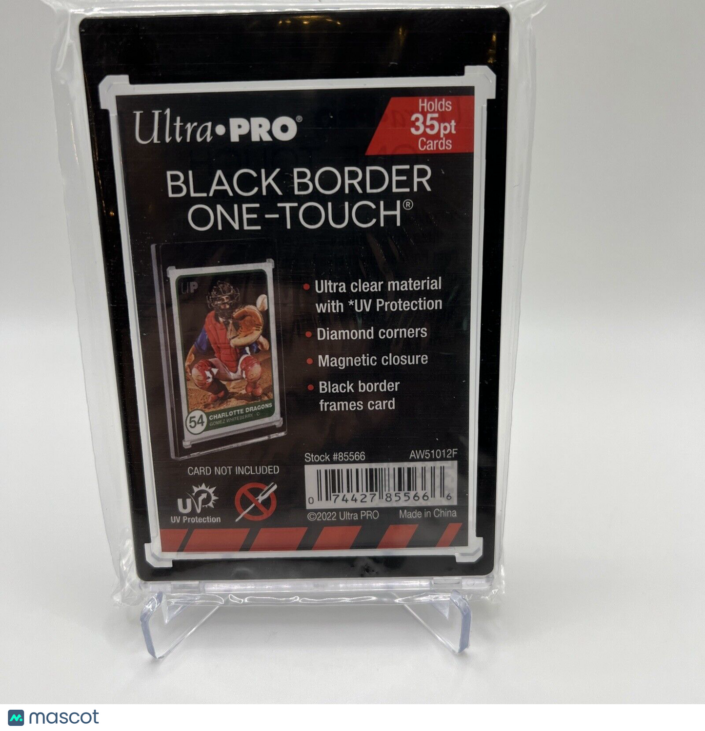 Ultra Pro One-Touch Magnetic Card Holder BLACK BORDER 35pt Point UV Protection