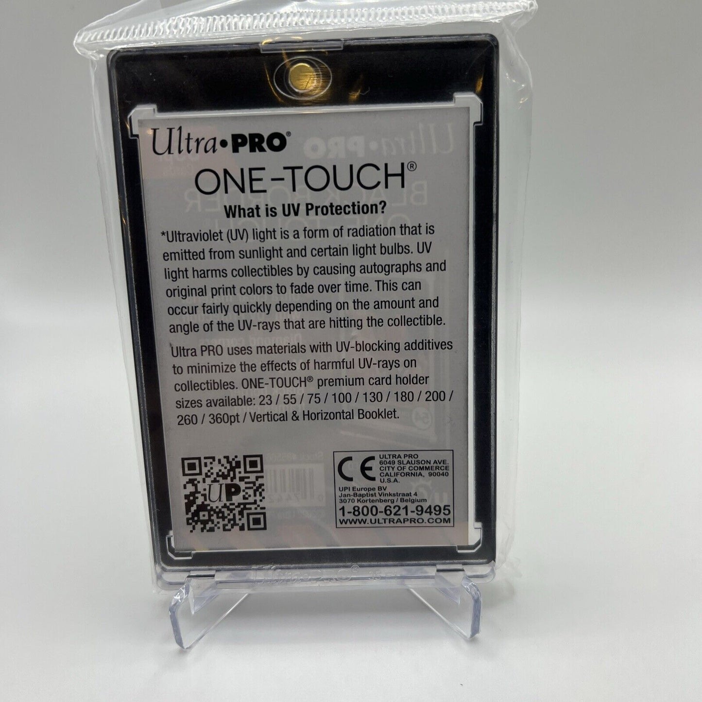 Ultra Pro One-Touch Magnetic Card Holder BLACK BORDER 35pt Point UV Protection