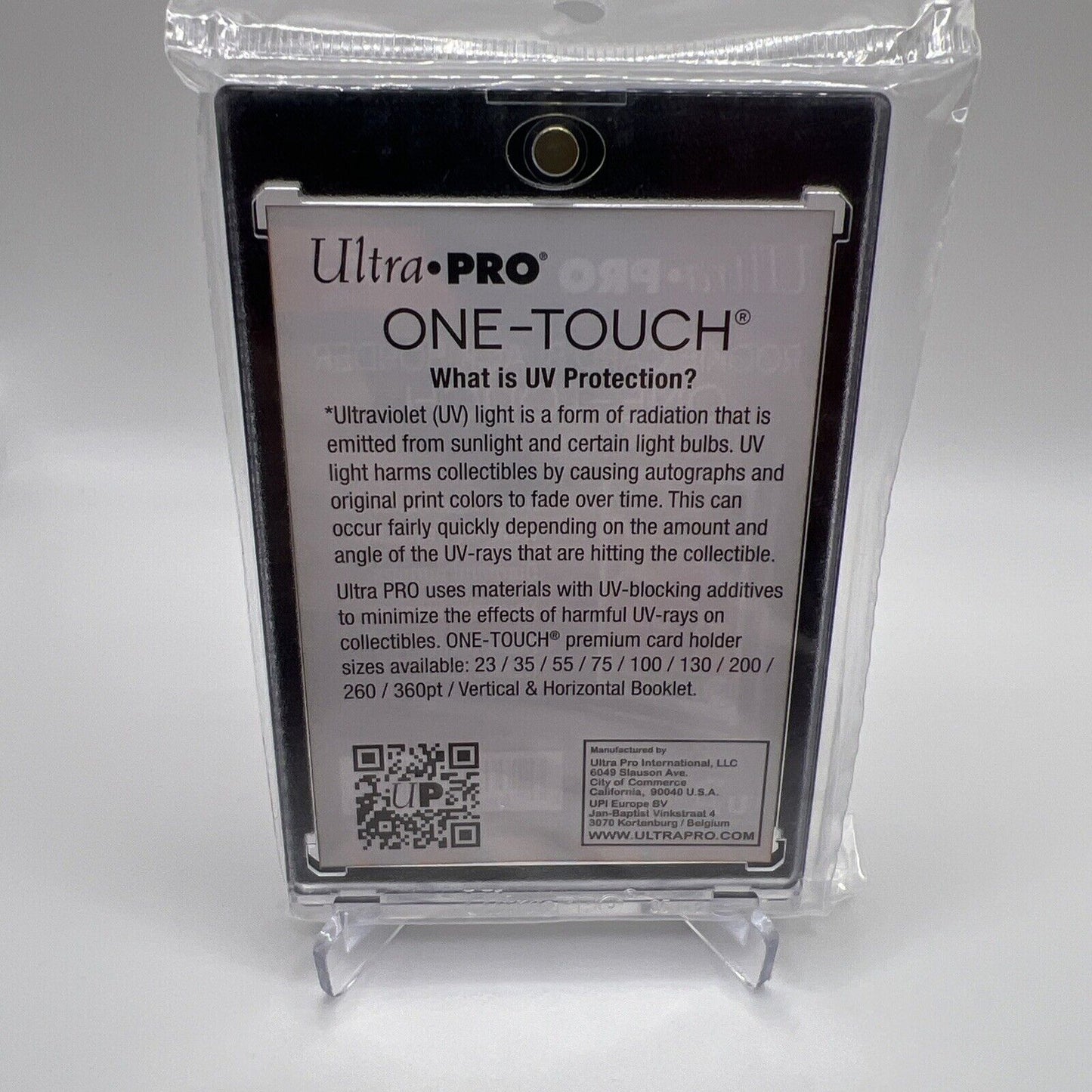 Ultra Pro One-Touch Black Border 35pt Point ROOKIE Magnetic Holder UV Protection