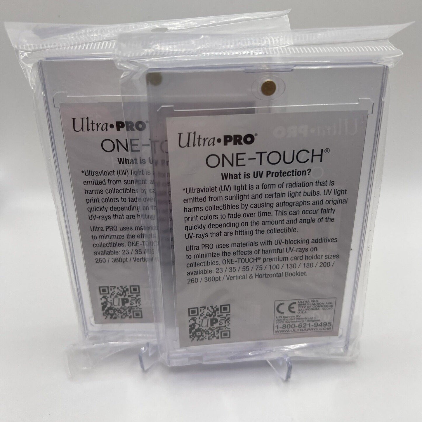 Ultra Pro VINTAGE One-Touch 35pt Point Magnetic Card Holder, lot of 2