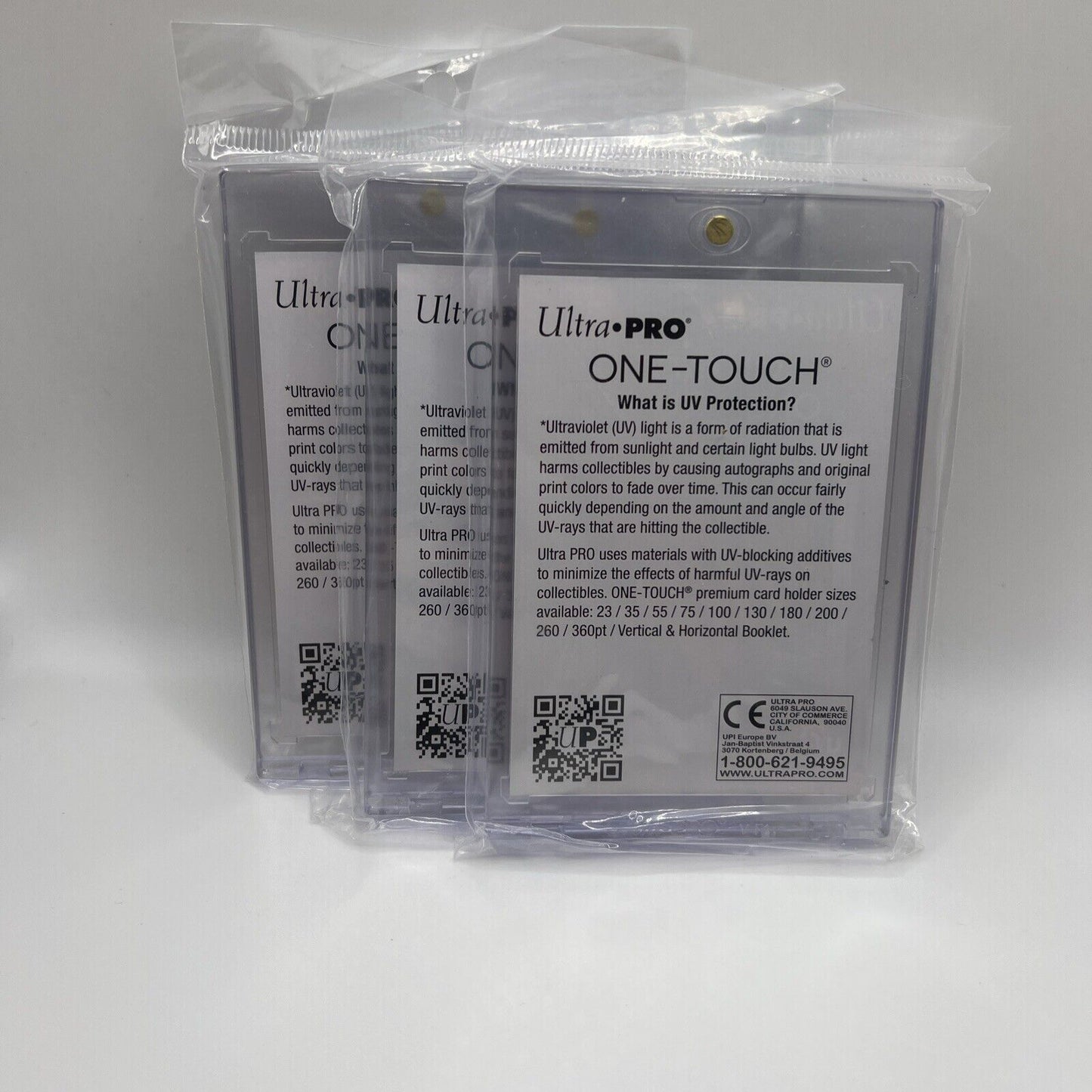 Ultra Pro VINTAGE One-Touch 35pt Point Magnetic Card Holder, lot of 3