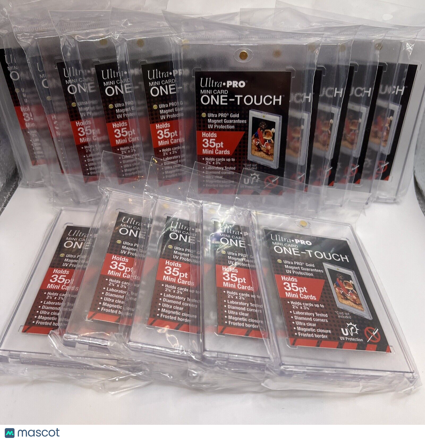 Ultra Pro One-Touch Magnetic Card Holder 35pt Point MINI CARD - Lot of 15