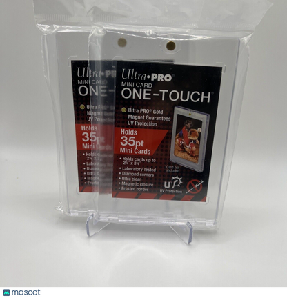 Ultra Pro One-Touch Magnetic Card Holder 35pt Point MINI CARD - Lot of 2