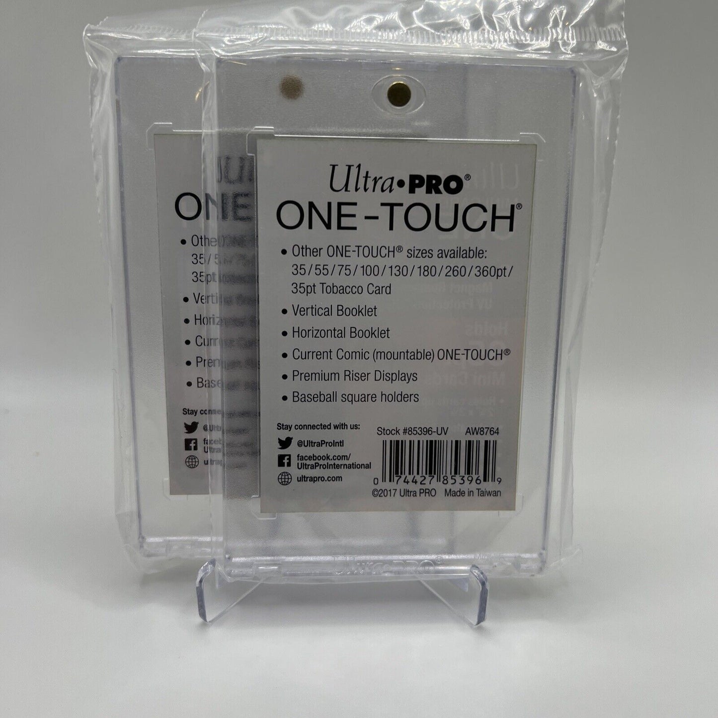 Ultra Pro One-Touch Magnetic Card Holder 35pt Point MINI CARD - Lot of 2