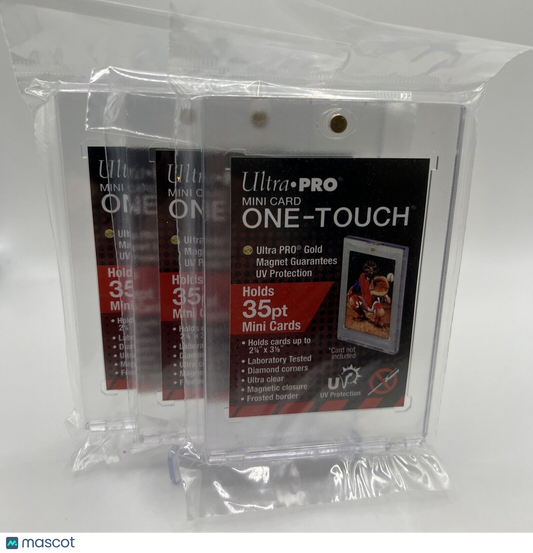 Ultra Pro One-Touch Magnetic Card Holder 35pt Point MINI CARD - Lot of 3