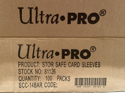 Ultra Pro Standard Size Soft Penny Sleeves CASE of 100 Packs, or 10,000 total