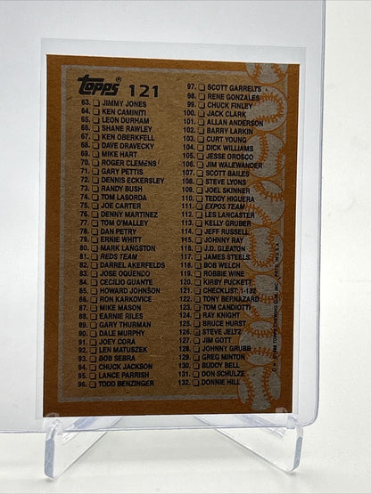 1988 Topps Checklist: 1-132 Baseball Card #121 Mint FREE SHIPPING