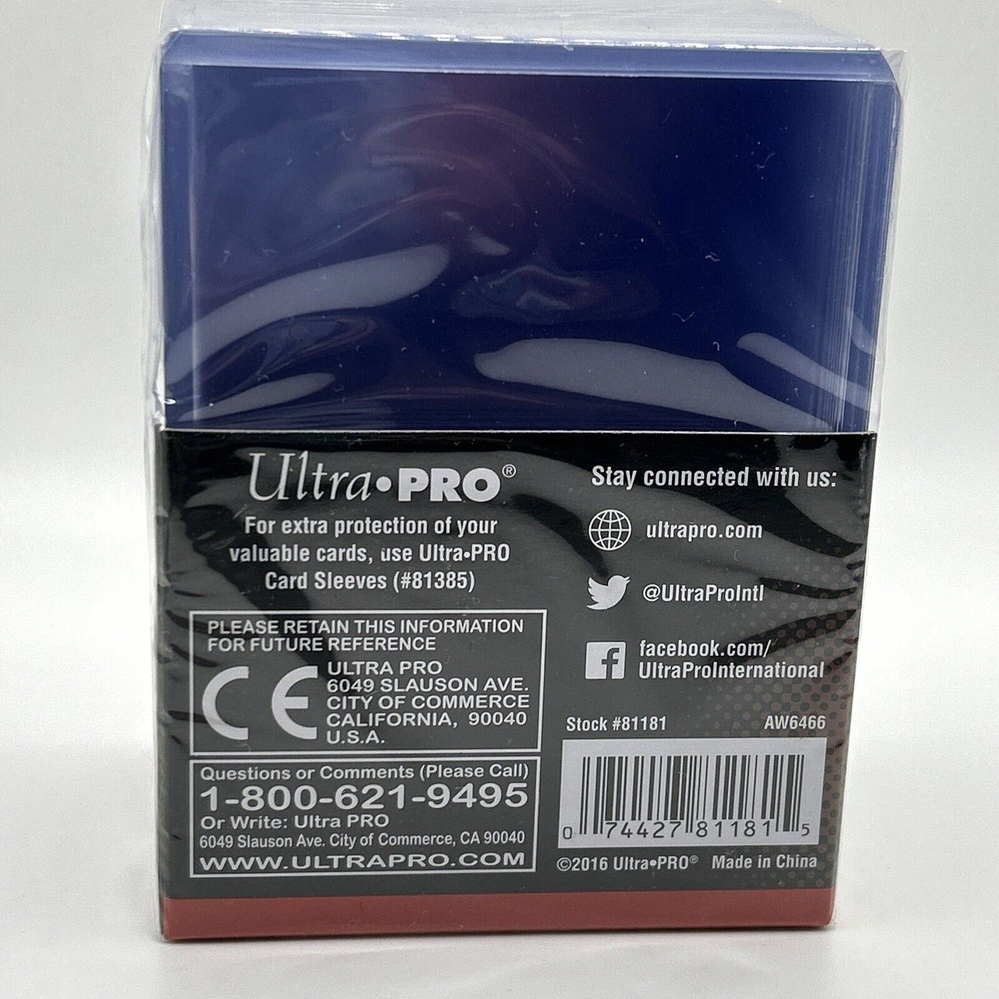 Ultra Pro 3X4 Thick 55pt Toploaders 1 Pack of 25 for up to 55pt Cards