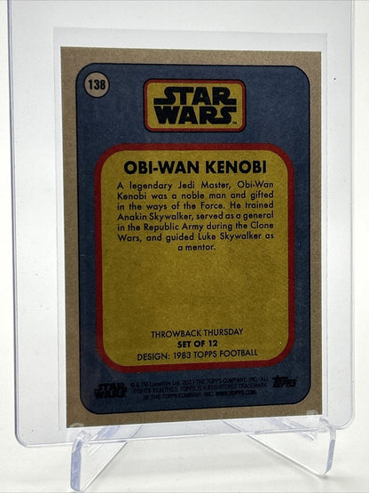 2023 Topps Star Wars Throwback Thursday Obi-Wan Kenobi #138 Mint FREE SHIPPING