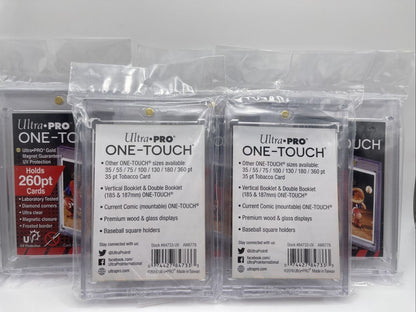 Ultra Pro One-Touch Thick Card 260pt Point Magnetic Card Holder, lot of 5