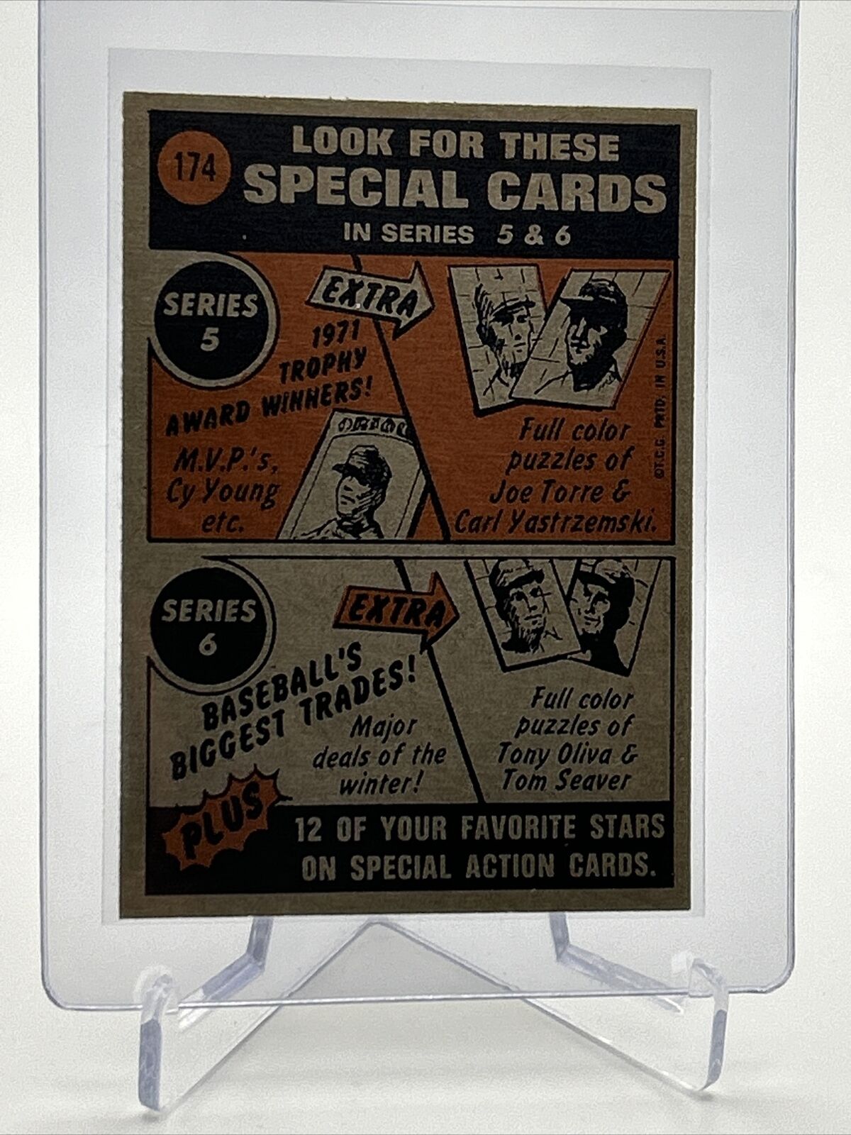 1972 Topps Clay Kirby Baseball Card #174 VG Quality FREE SHIPPING