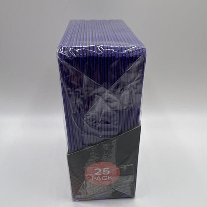 Ultra Pro 3X4 PURPLE BORDER Toploaders 35pt 1 Pack of 25 Standard Sized Cards