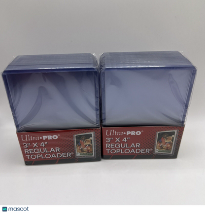 Ultra Pro 3X4 Regular Toploaders 35pt 2 Packs of 25 for Standard Sized Cards