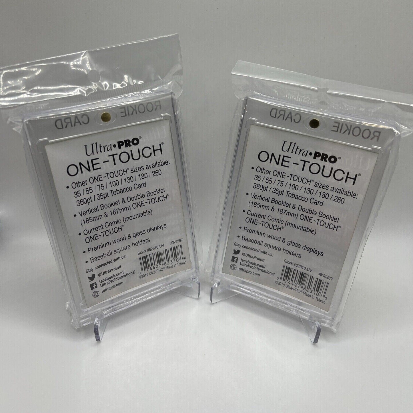 Ultra Pro One-Touch Thick Card 130pt Point ROOKIE Magnetic Card Holder, lot of 2