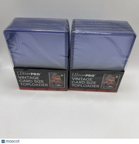 Ultra Pro Toploaders 35pt 2 Packs of 25 for VINTAGE SIZED Cards