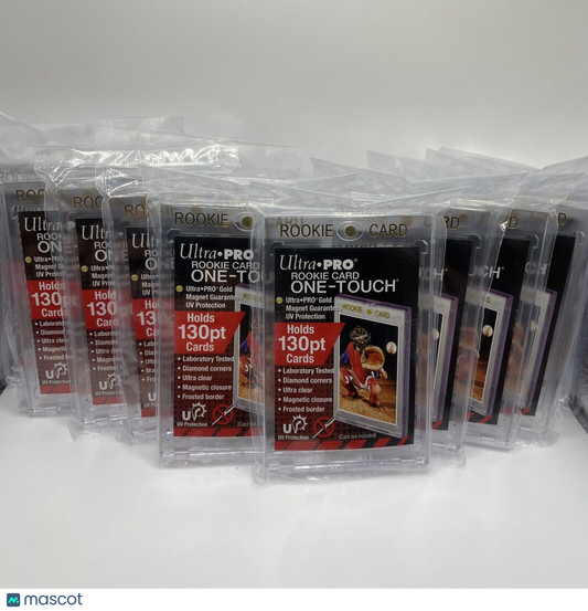 Ultra Pro One-Touch Thick Card 130pt Point ROOKIE Magnetic Card Holder lot of 10