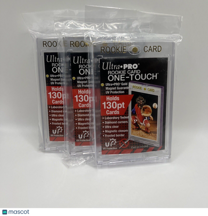 Ultra Pro One-Touch Thick Card 130pt Point ROOKIE Magnetic Card Holder, lot of 3