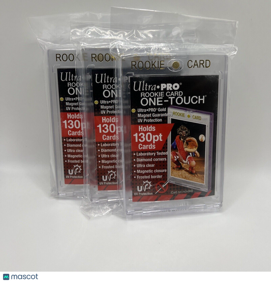 Ultra Pro One-Touch Thick Card 130pt Point ROOKIE Magnetic Card Holder, lot of 3