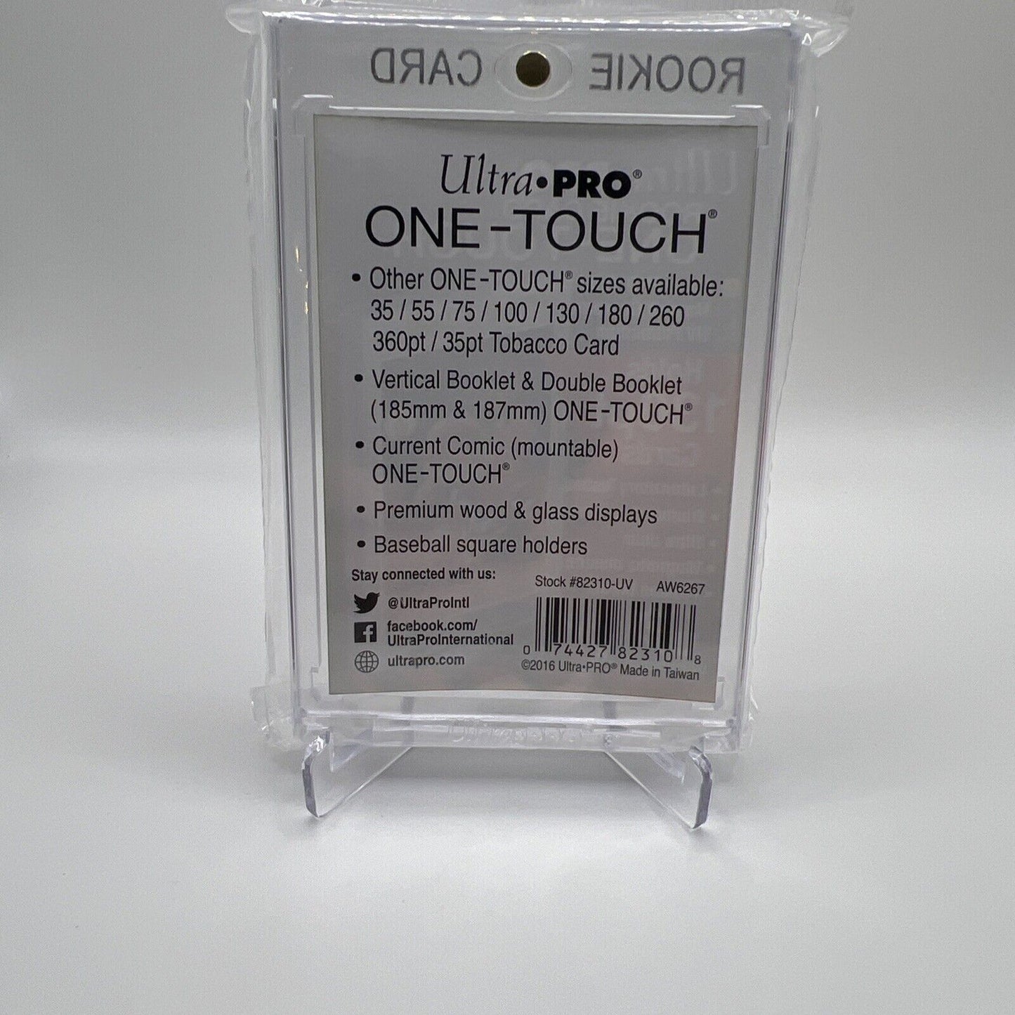 Ultra Pro One-Touch Thick Card 130pt Point ROOKIE Magnetic Card Holder UV