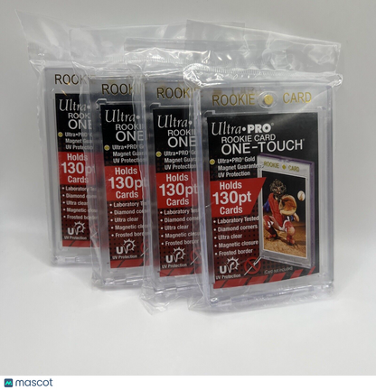 Ultra Pro One-Touch Thick Card 130pt Point ROOKIE Magnetic Card Holder, lot of 4