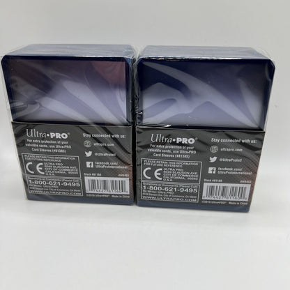 Ultra Pro 3X4 BLUE BORDER Toploaders 35pt 2 Packs of 25 for Standard Sized Cards