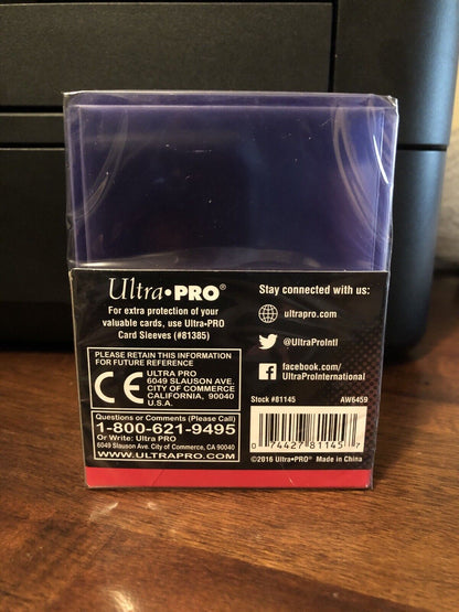 Ultra Pro 3X4 PREMIUM Toploaders 35pt 2 Packs of 25 and 100 PREMIUM soft sleeves