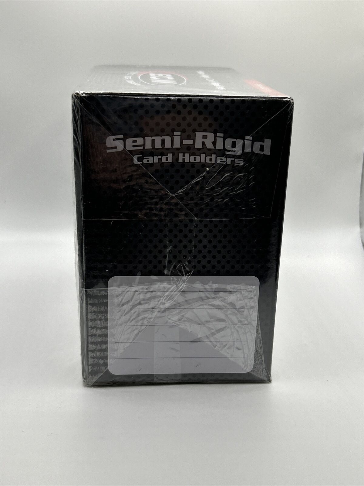 BCW Semi-Rigid Card Holders #1 Box with 4 Packs of 50 Sleeves, 200 Total