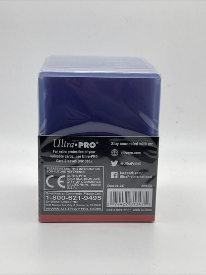 Ultra Pro 3X4 Super Thick 75pt Toploaders 1 Pack of 25 for up to 75pt Cards