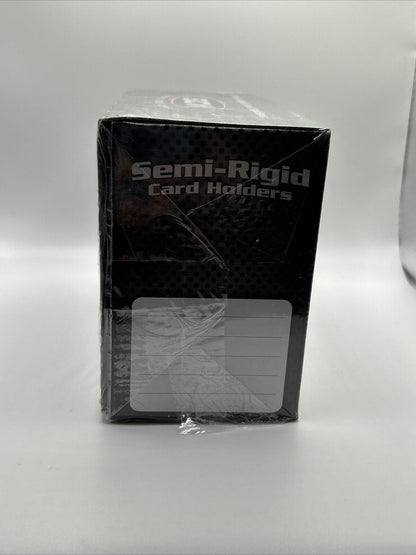 BCW Semi-Rigid Card Holders #2 Box with 4 Packs of 50 Sleeves, 200 Total