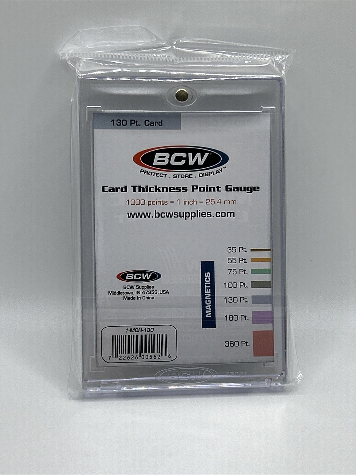 BCW Magnetic Card Holder 130pt Point with UV Protection - Lot of 5 holders