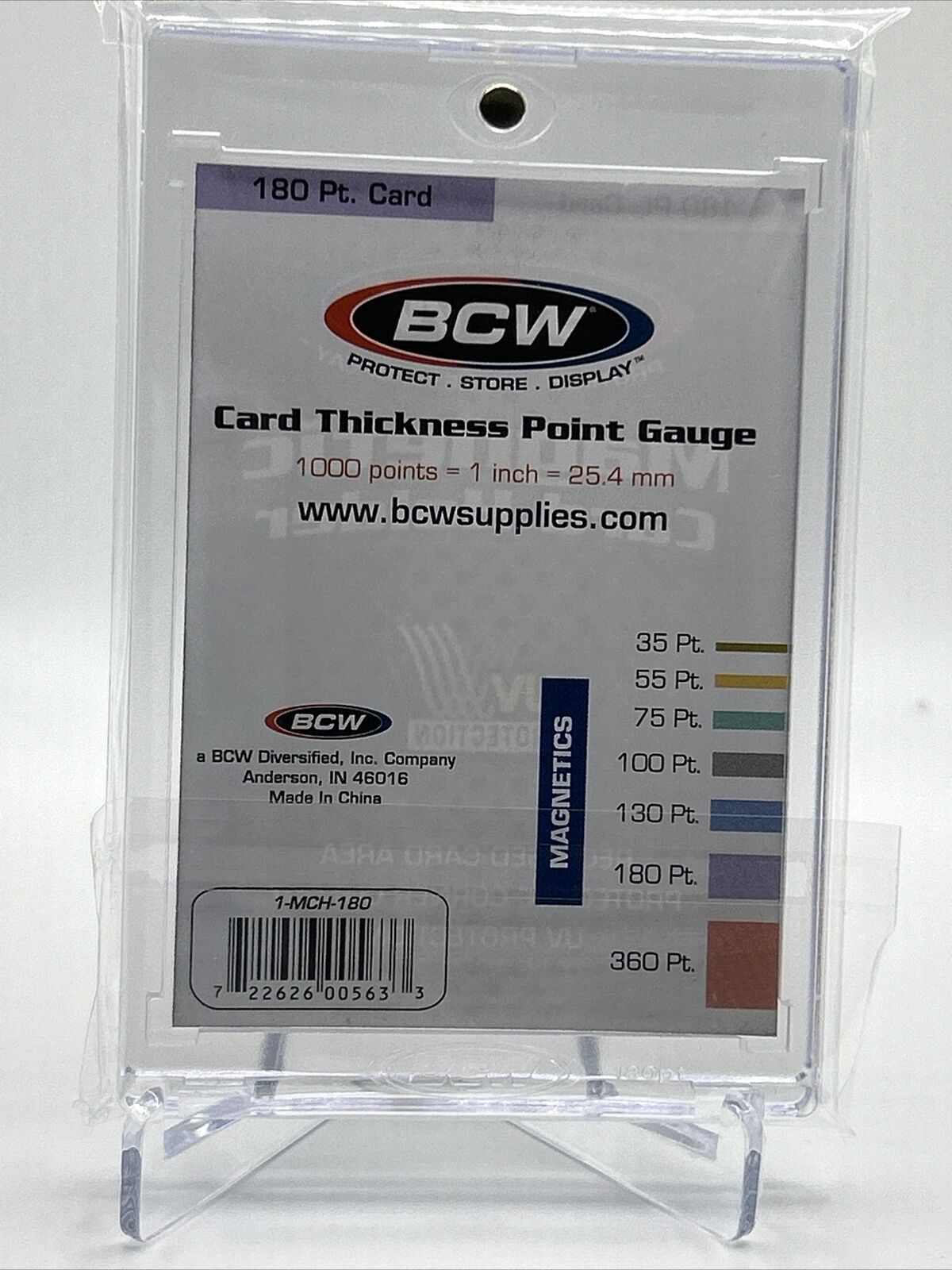 BCW Magnetic Card Holder 180pt Point with UV Protection - Lot of 5 holders