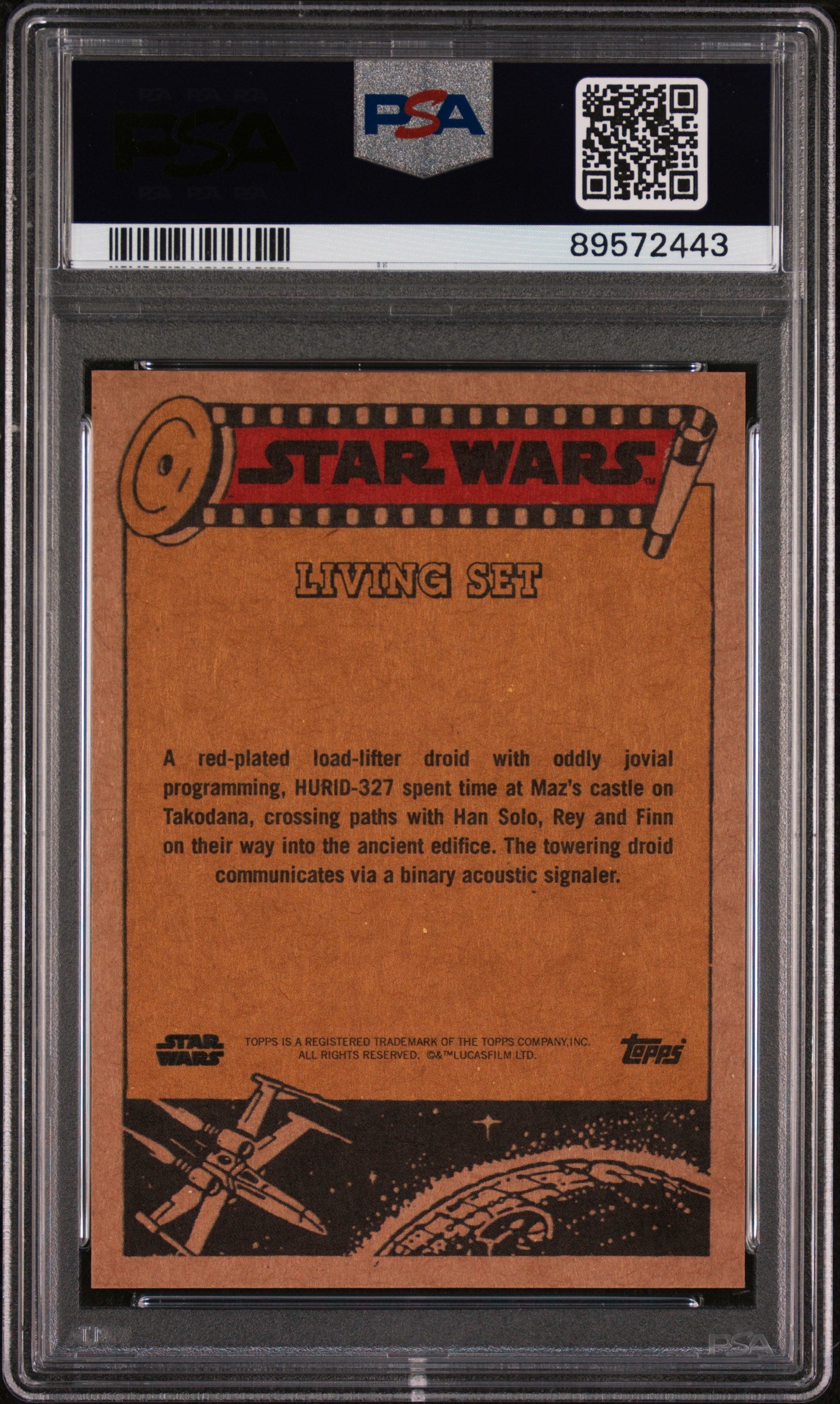 2023 Topps Star Wars Living Hurid-327 #414 PSA 10