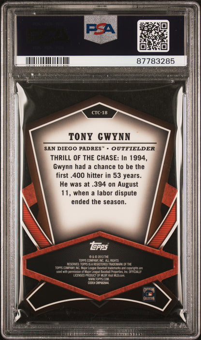 2013 Topps Cut To The Chase Baseball Tony Gwynn #CTC-18 PSA 10 87783285