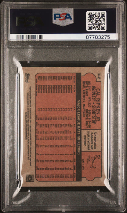 2013 Topps 1972 Topps Minis Baseball Cal Ripken JR. #TM-45 PSA 10 87783275