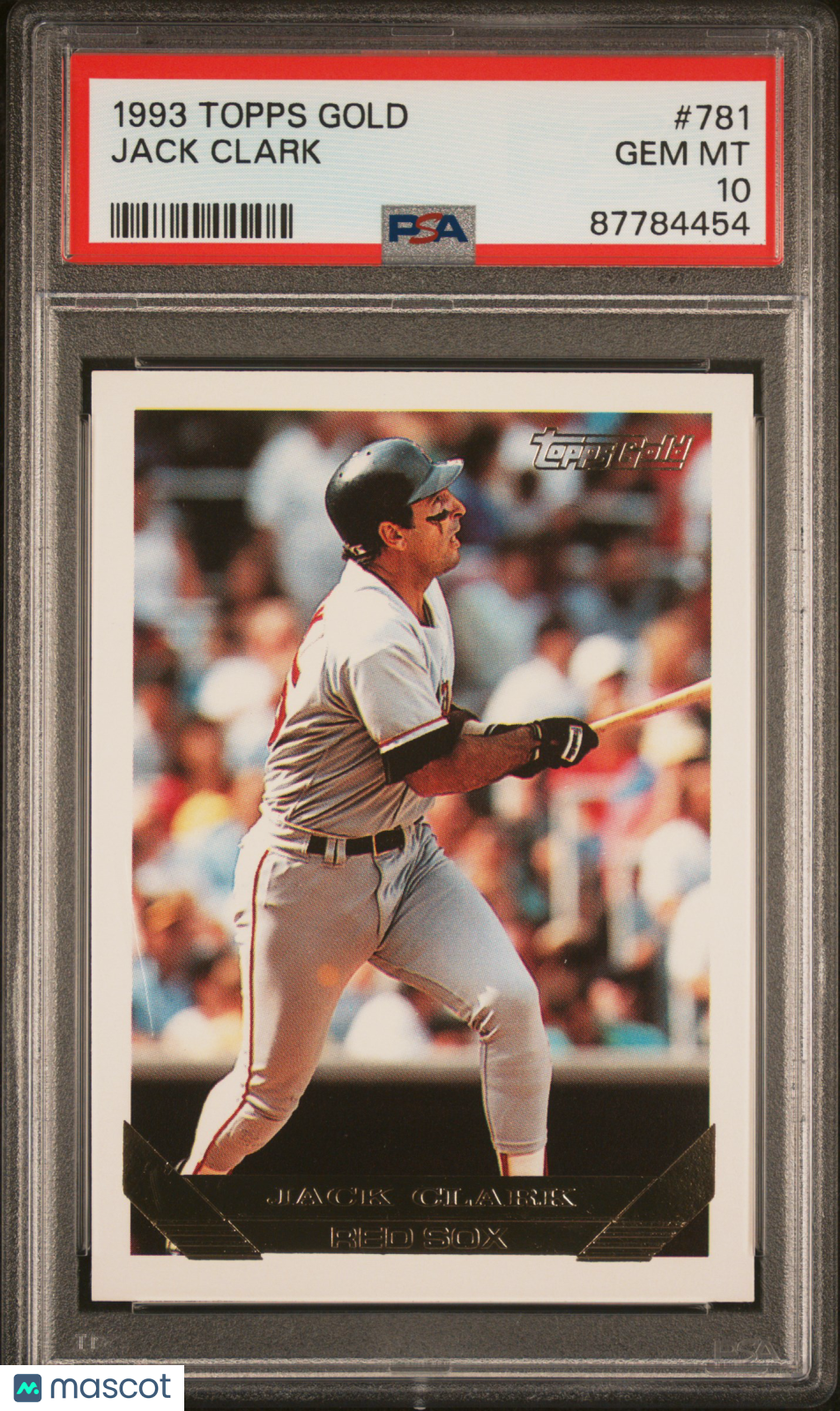 1993 Topps Gold Baseball Jack Clark #781 PSA 10 87784454 POP 2