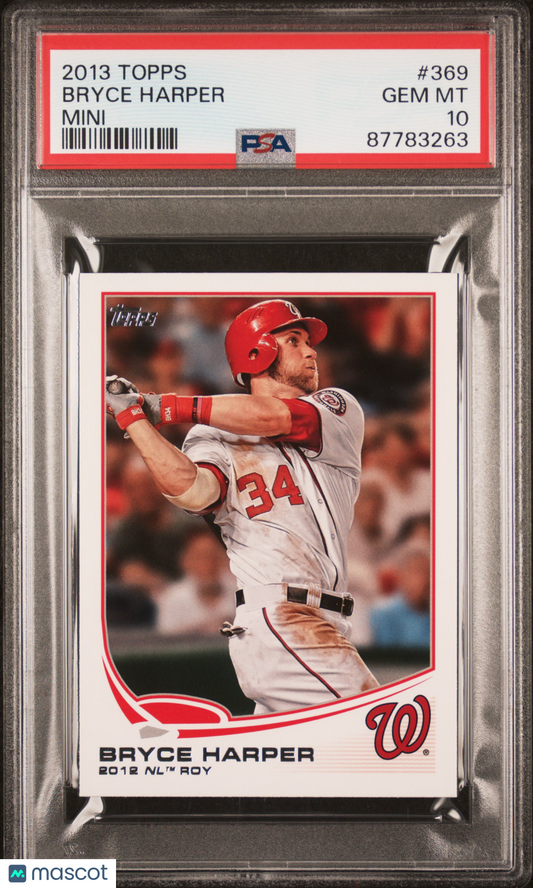 2013 Topps MINI Bryce Harper #369 PSA 10 87783263