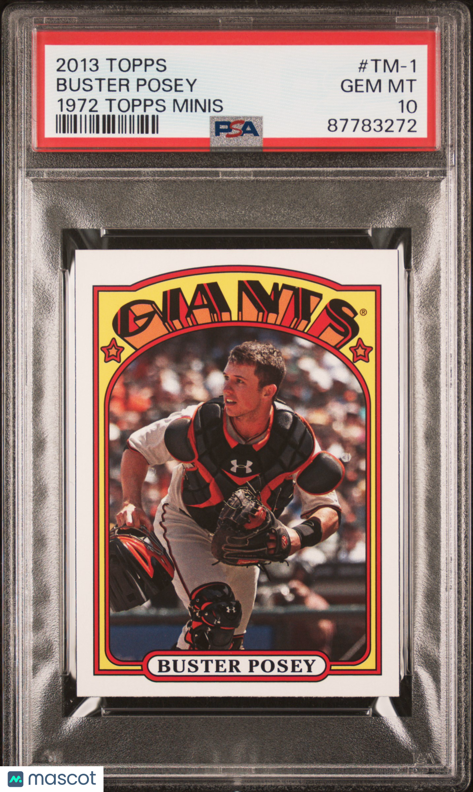 2013 Topps 1972 Topps Minis Baseball Buster Posey #TM-1 PSA 10 87783272